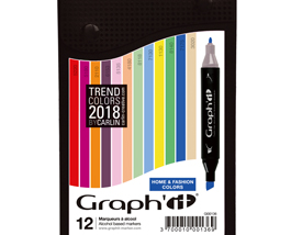 Set de 12 marqueurs - Mode et design 2018