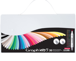 36 couleurs essentielles graphit brush