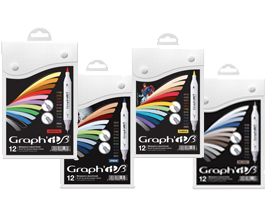 sets de 12 GRAPHIT Brush