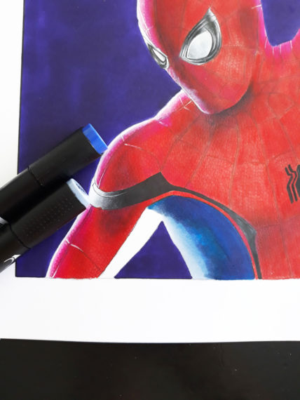 tuto graphit spiderman