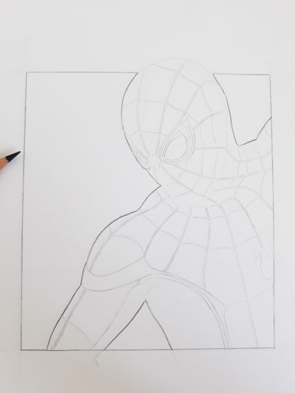 contour spiderman